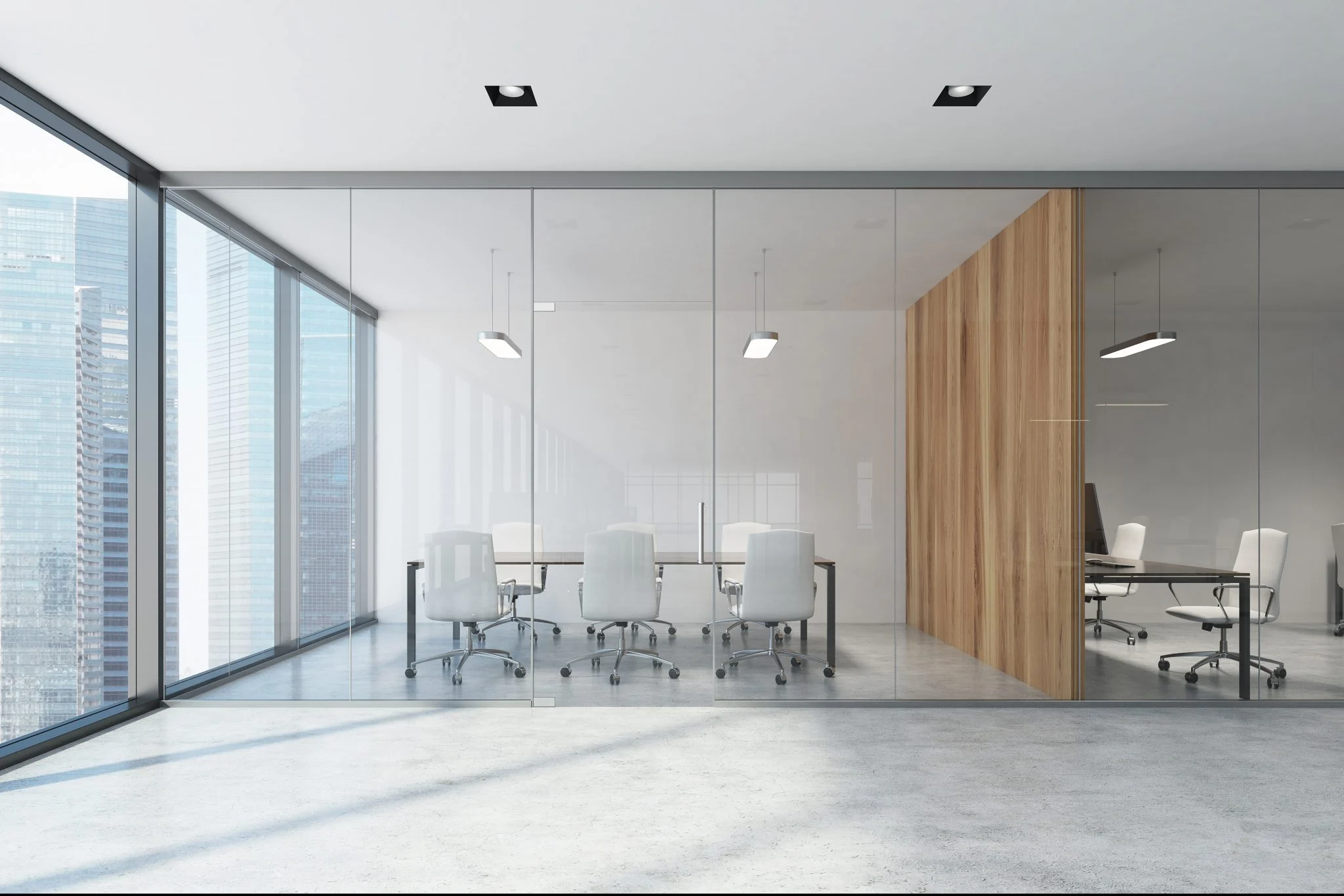 Smart glass film state powered crystalline clear mode