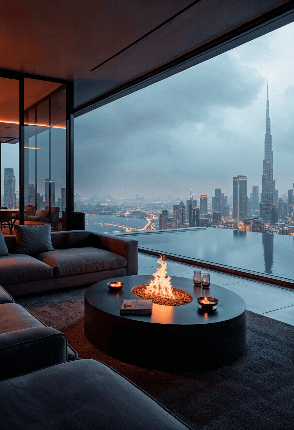 Switchable Privacy Film for Homes 2 Animated smart glass transition in a modern home