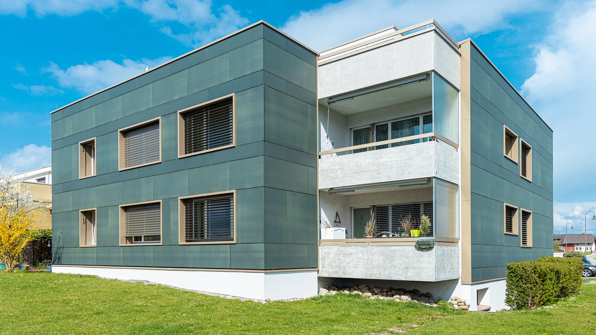 Ventilated Facade Systems - Ventilated Cladding Systems UAE 1 High-performance architectural project delivered by MIR Green Buildings featuring an engineered ventilated facade system